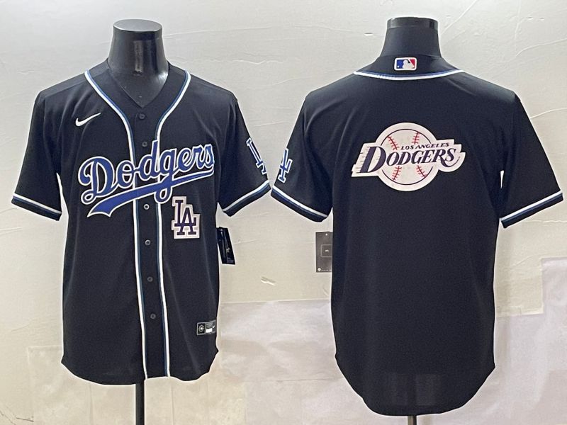 Men 2025 Los Angeles Dodgers Blank Black Three generations Fashion Nike MLB Jersey style 19